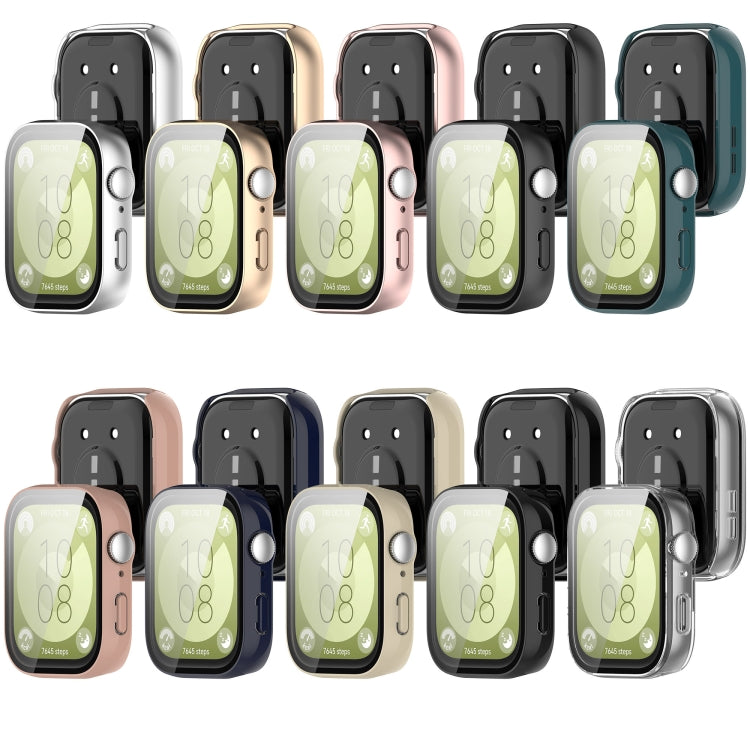 PC + Tempered Film Integrated Watch Protective Case, For Huawei Watch Fit 3