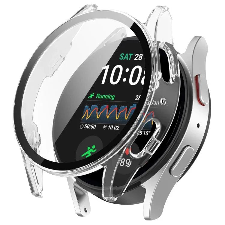 Tempered Film Integrated Waterproof PC Watch Protective Cover, For Samsung Galaxy Watch Ultra 47mm / Ultra 2025, For Samsung Galaxy Watch 7 44mm, For Samsung Galaxy Watch 7 40mm