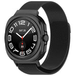 For Samsung Galaxy Watch Ultra 47mm Milan Magnetic Metal Steel Watch Band
