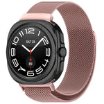For Samsung Galaxy Watch Ultra 47mm Milan Magnetic Metal Steel Watch Band