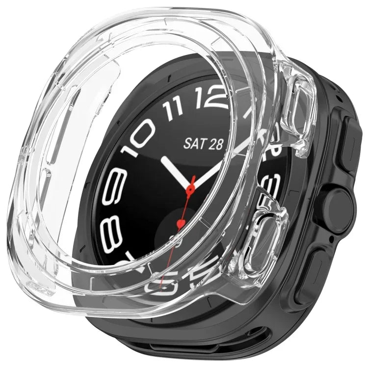 Half Coverage Hollowed PC Watch Protective Cover, For Samsung Galaxy Watch Ultra 47mm / Ultra 2025, For Samsung Galaxy Watch 7 44mm, For Samsung Galaxy Watch 7 40mm