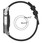 20mm Two Color Sports Silicone Watch Band, For Samsung  Galaxy Watch 4 Classic 42mm, For Samsung Galaxy Watch Active 2 44mm, For Samsung Galaxy Watch Active 2 40mm