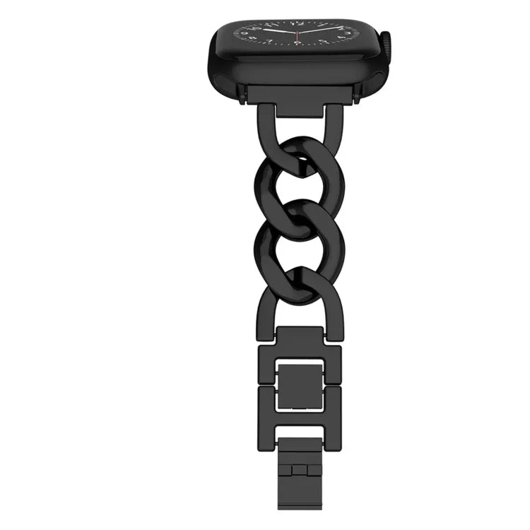 Quick-Release Metal Chain Watch Band, For Apple Watch Series 3 38mm, For Apple Watch Series 3 42mm
