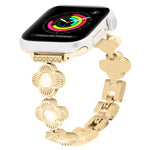 Four Leaf Clover Quick-Release Metal Chain Watch Band, For Apple Watch Series 3 38mm, For Apple Watch Series 3 42mm