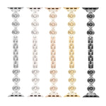 Four Leaf Clover Quick-Release Metal Chain Watch Band, For Apple Watch Series 3 38mm, For Apple Watch Series 3 42mm