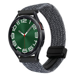 20mm Magnetic Buckle Braided Watch Strap, For Samsung Galaxy Watch FE 40mm, For Samsung Galaxy Watch 6 Classic