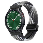 20mm Magnetic Buckle Braided Watch Strap, For Samsung Galaxy Watch FE 40mm, For Samsung Galaxy Watch 6 Classic