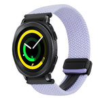 20mm Magnetic Buckle Braided Watch Strap, For Samsung Galaxy Watch 5 Pro, For Samsung Gear Sport