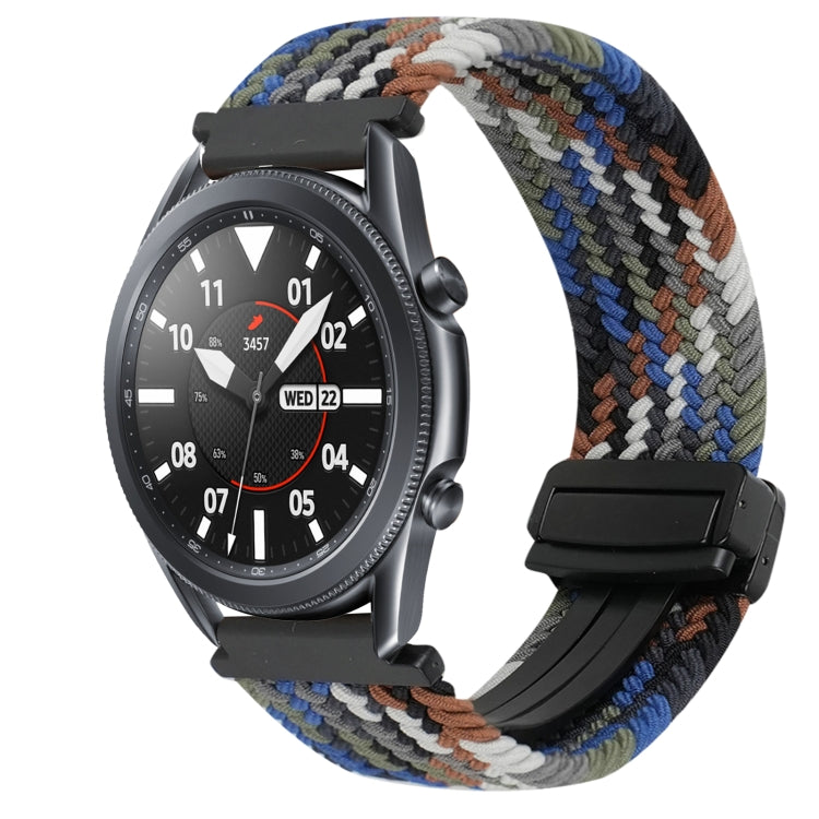 20mm Magnetic Buckle Braided Watch Strap, For Samsung Galaxy Watch Active 2, For Samsung Galaxy Watch 3 41mm