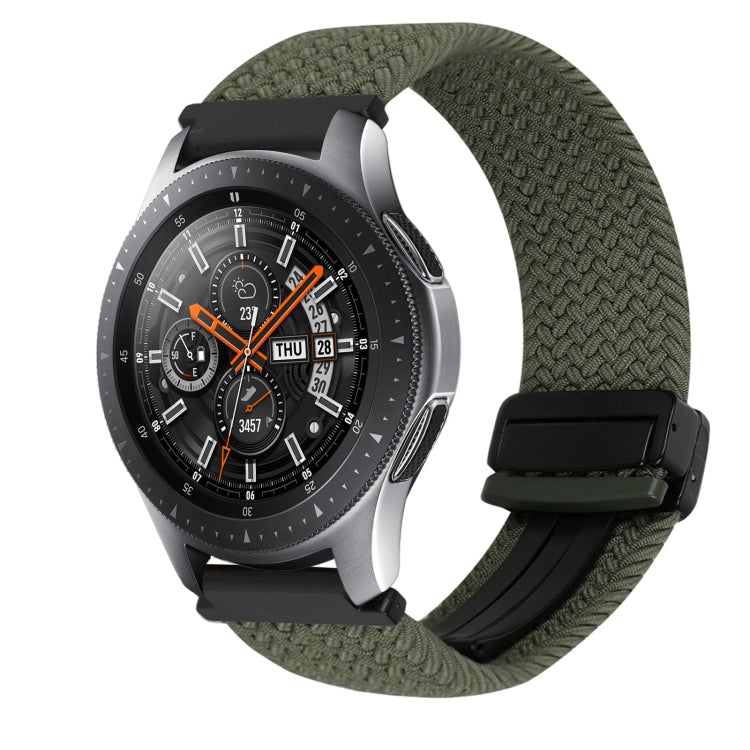 20mm Magnetic Buckle Braided Watch Strap, For Samsung Galaxy Watch Active, For Samsung Galaxy Watch 42mm