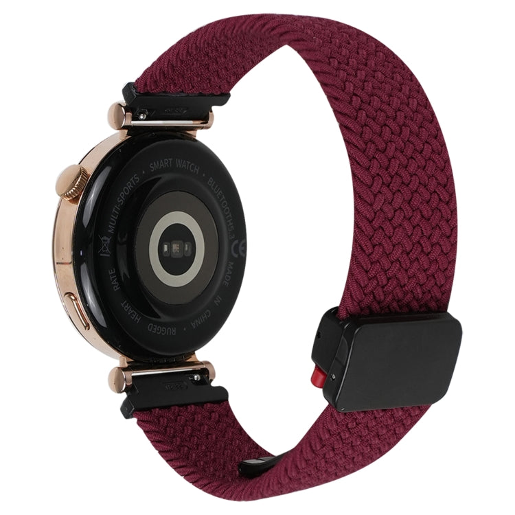 20mm Magnetic Buckle Braided Watch Strap, For Samsung Gear S2 Classic, For Samsung Galaxy Watch 7