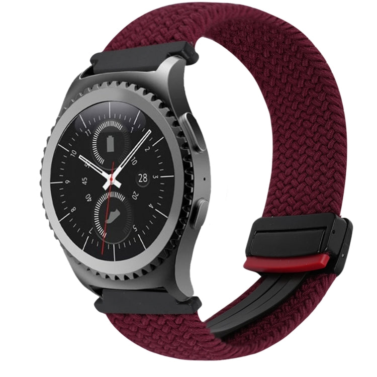20mm Magnetic Buckle Braided Watch Strap, For Samsung Gear S2 Classic, For Samsung Galaxy Watch 7