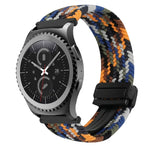 20mm Magnetic Buckle Braided Watch Strap, For Samsung Gear S2 Classic, For Samsung Galaxy Watch 7