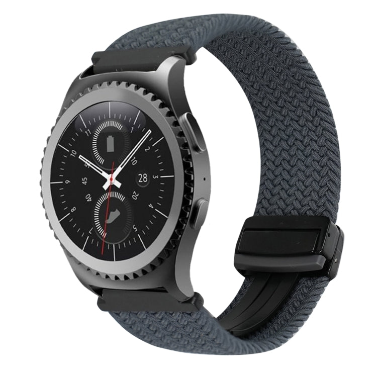 20mm Magnetic Buckle Braided Watch Strap, For Samsung Gear S2 Classic, For Samsung Galaxy Watch 7