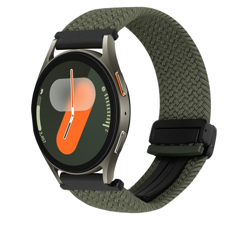 20mm Magnetic Buckle Braided Watch Strap, For Samsung Gear S2 Classic, For Samsung Galaxy Watch 7