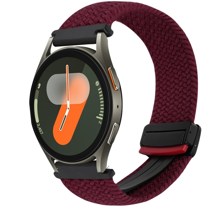 20mm Magnetic Buckle Braided Watch Strap, For Samsung Gear S2 Classic, For Samsung Galaxy Watch 7