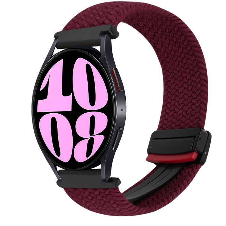 20mm Magnetic Buckle Braided Watch Strap, For Samsung Galaxy Watch 6, For Samsung Galaxy Watch 5