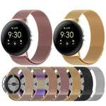 Milanese Metal Magnetic Watch Band, For  Google Pixel Watch 4 / Watch 3 45mm, For Google Pixel Watch 4 / 3 / 2 / 1 41mm