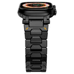 Pathfinder Stainless Steel Metal Watch Band, For Apple Watch Series 10 46mm, For Apple Watch SE 2023 44mm, For Apple Watch Ultra 2 49mm, For Apple Watch Series 9 45mm, For Apple Watch Ultra 49mm, For Apple Watch Series 8 45mm, For Apple Watch SE 2022 4...
