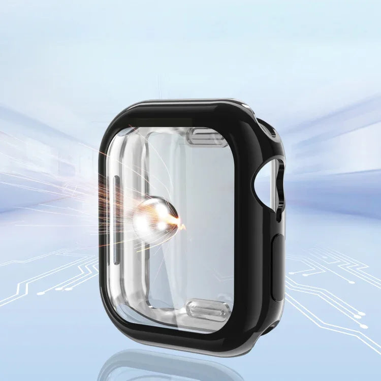 Full Coverage TPU Electroplated Watch Case, For Apple Watch Series 11 / 10 46mm, For Apple Watch Series 11 / 10 42mm