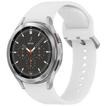 Solid Color Colorful Buckle Quick Release Silicone Watch Band, For Samsung Galaxy Watch 5 40 / 44mm, For Samsung Galaxy Watch 5 Pro, For Samsung Galaxy Watch 4 40 / 44mm, For Samsung Galaxy Watch 4 Classic 46 / 42mm
