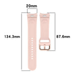 Solid Color Colorful Buckle Quick Release Silicone Watch Band, For Samsung Galaxy Watch 5 40 / 44mm, For Samsung Galaxy Watch 5 Pro, For Samsung Galaxy Watch 4 40 / 44mm, For Samsung Galaxy Watch 4 Classic 46 / 42mm