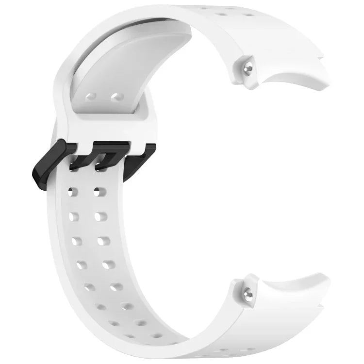 Diplopore Button Quick Release Silicone Watch Band, For Samsung Galaxy Watch 4 40 / 44mm, For Samsung Galaxy Watch 4 Classic 42 / 46mm