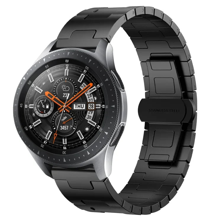 Titanium Alloy 22mm Metal Watch Band, For Samsung Galaxy Gear S3 Frontier, For Samsung Galaxy Watch 3 45mm, For Samsung Galaxy Gear S3 Classic, For Samsung Galaxy Watch 46mm