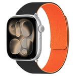 Litchi Texture Magnetic Silicone Watch Band, For Apple Watch 46mm / 49mm / 45mm / 44mm, For Apple Watch 42mm / 41mm / 40mm / 38mm
