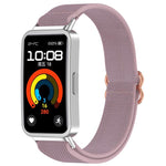 Slide Buckle Nylon Elastic Braided Watch Band, For Huawei Band 10 / 10 NFC / 9 / 9 NFC