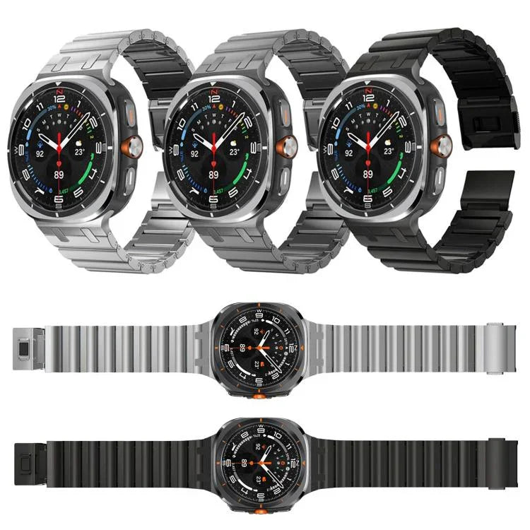 One Bead Titanium Metal Watch Band, For Samsung Galaxy Watch Ultra 47mm / Ultra 2025