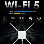 WAVLINK WN588HA2 AP Repeater WiFi Signal Booster AC1200 Dual Band WiFi Extender, US Plug, UK Plug, EU Plug, AU Plug