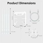 WAVLINK WN588HA2 AP Repeater WiFi Signal Booster AC1200 Dual Band WiFi Extender, US Plug, UK Plug, EU Plug, AU Plug