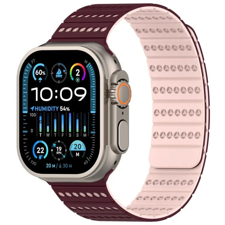 Honeycomb Magnetic Watch Band, For Apple Watch 42mm / 41mm / 40mm / 38mm, For Apple Watch 46mm / 49mm / 45mm / 44mm
