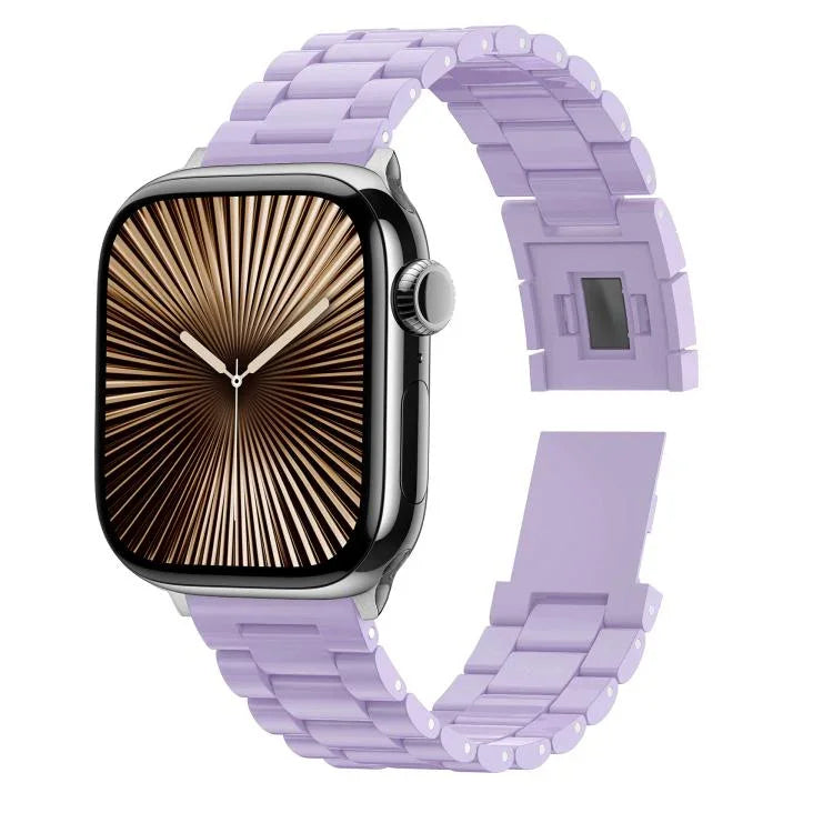 Candy Three-bead Magnetic Buckle PC Watch Band, For Apple Watch 46mm / 49mm / 45mm / 44mm, For Apple Watch 42mm / 41mm / 40mm / 38mm
