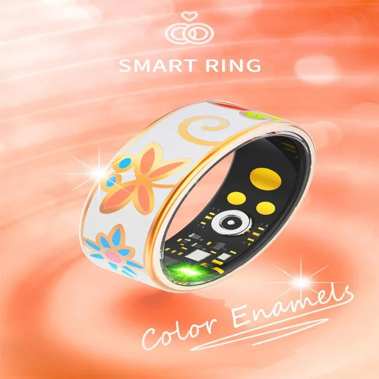 R18 SIZE 8 Smart Ring, Support Heart Rate / Blood Oxygen / Sleep / Care For Faimilies