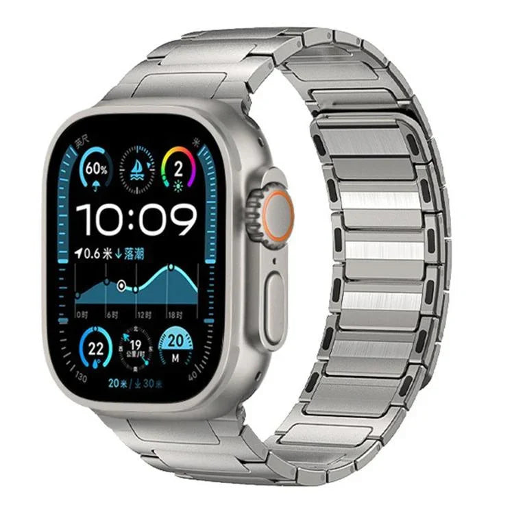 I-Beam Magnetic Stainless Steel Strap, For Apple Watch 46mm / 49mm / 45mm / 44mm, For Apple Watch 42mm / 41mm / 40mm / 38mm