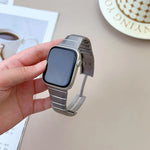 Curved Side Detachable Stainless Steel Watch Band, For Apple Watch 46mm / 49mm / 45mm / 44mm, For Apple Watch 42mm / 41mm / 40mm / 38mm