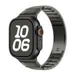Curved Side Detachable Stainless Steel Watch Band, For Apple Watch 46mm / 49mm / 45mm / 44mm, For Apple Watch 42mm / 41mm / 40mm / 38mm