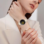 Lychee Texture Starlight Turtle Back Buckle Leather Watch Band, For Google Pixel Watch 4 / 3 / 2 / 1 41mm
