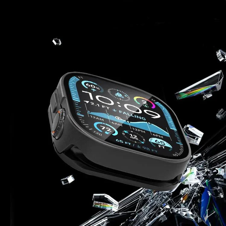 Tempered Film Integrated Aluminum Watch Case, For Apple Watch Ultra 3 / 2 / 1 49mm