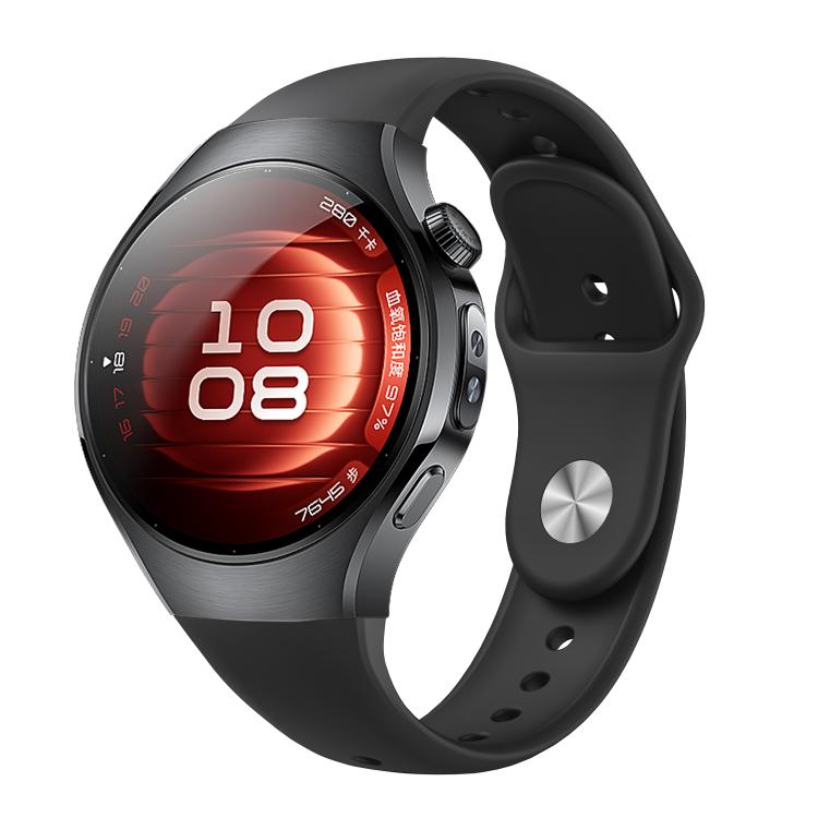 Reverse Buckle Silicone Watch Band, For Huawei Watch 5 42mm, For Huawei Watch 5 46mm