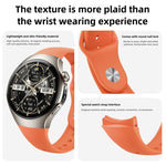 Reverse Buckle Silicone Watch Band, For Huawei Watch 5 42mm, For Huawei Watch 5 46mm