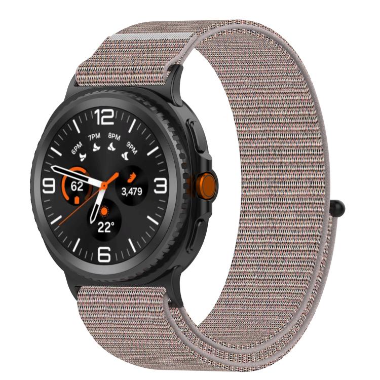 Nylon Hook and Loop Fastener Watch Band, For Samsung Galaxy Watch8 / Watch8 Classic