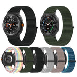 Nylon Hook and Loop Fastener Watch Band, For Samsung Galaxy Watch8 / Watch8 Classic