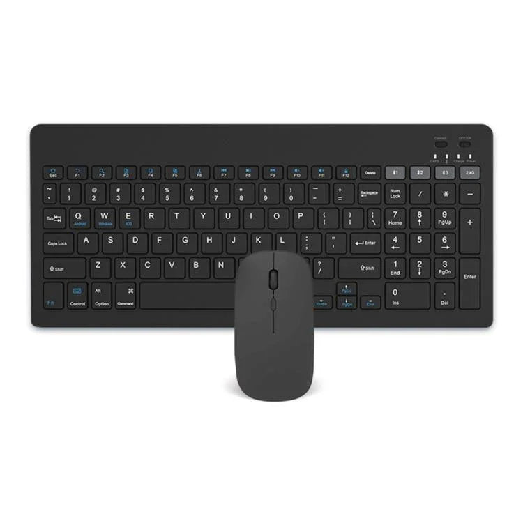 2858+030 Rechargeable Wireless Bluetooth Keyboard Silent Mouse Set with 800/1200/1600 DPI