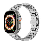 Octagonal Stainless Steel  Watch, For Apple Watch 46mm / 49mm / 45mm / 44mm
