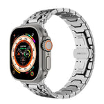 Octagonal Stainless Steel  Watch, For Apple Watch 46mm / 49mm / 45mm / 44mm