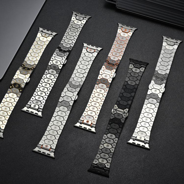 Octagonal Stainless Steel  Watch, For Apple Watch 46mm / 49mm / 45mm / 44mm