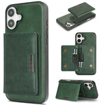 Kalebol Strong MagSafe Magnetic Two-Fold Card Bag Leather Phone Case, For iPhone 17 Pro Max, For iPhone 17 Pro, For iPhone 17, For iPhone Air